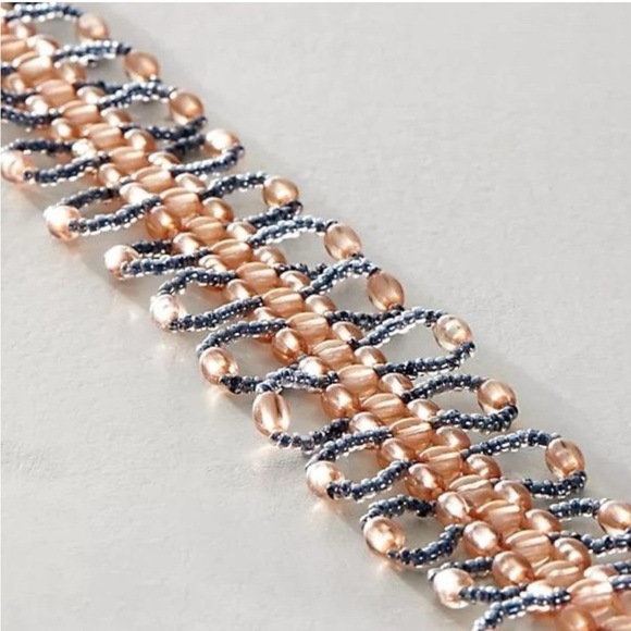 Free People Ethereal Dainty Beaded Fleurie Choker Necklace‎ NWT HTF Rare Fairy - Picture 2 of 3